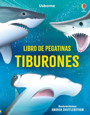 LIBRO DE PEGATINAS. TIBURONES