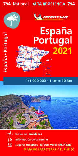 MAPA ESPAÑA-PORTUGAL 2021 ALTA RESISTENCIA