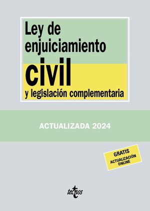 LEY DE ENJUICIAMIENTO CIVIL Y LEGISLACIÓN COMPLEMENTARIA (09//2024)