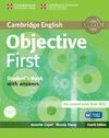 OBJECTIVE FIRST FOR SPANISH SPEAKERS WORKBOOK WITH ANSWERS WITH AUDIO CD 4TH EDI