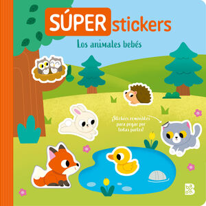 LOS ANIMALES BEBES. SUPER STICKERS